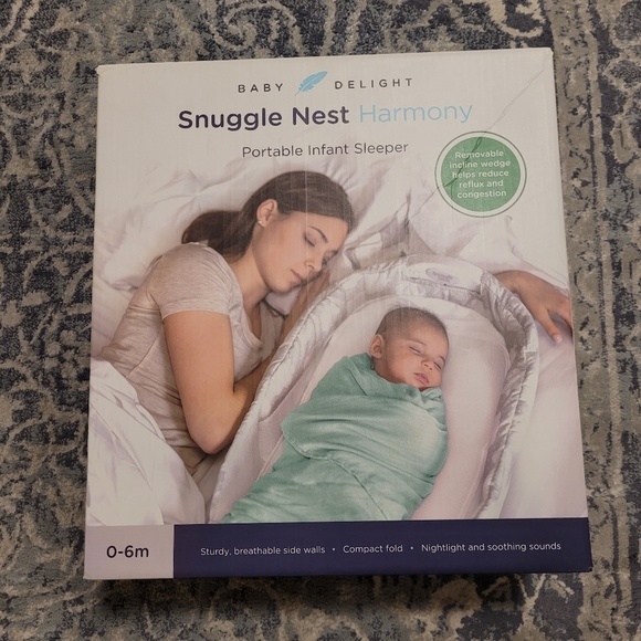 Other Snuggle Nest Harmony Grey Clouds Travel Poshmark